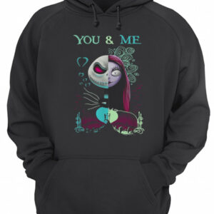 The Nightmare Before Sally and Jack Skellington you and me shirt 3