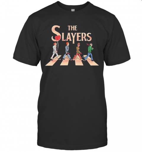 The Slayers Halloween Horror Characters Crossing The Line T-Shirt The Slayers Halloween Horror Characters Crossing The Line T-Shirt