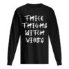 Thick Thighs Witch Vibes Halloween Funny Gift shirt