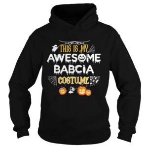 This Is My Awesome Grandma Babcia Costume Halloween shirt