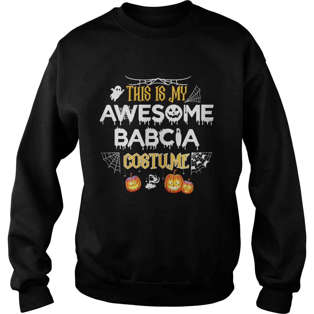 This Is My Awesome Grandma Babcia Costume Halloween shirt This Is My Awesome Grandma Babcia Costume Halloween shirt