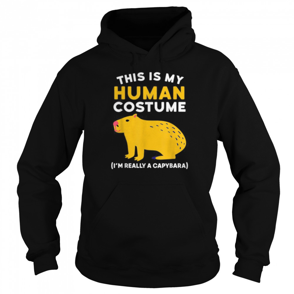 This Is My Human Costume I’m Really A Capybara Halloween Shirt This Is My Human Costume I’m Really A Capybara Halloween Shirt