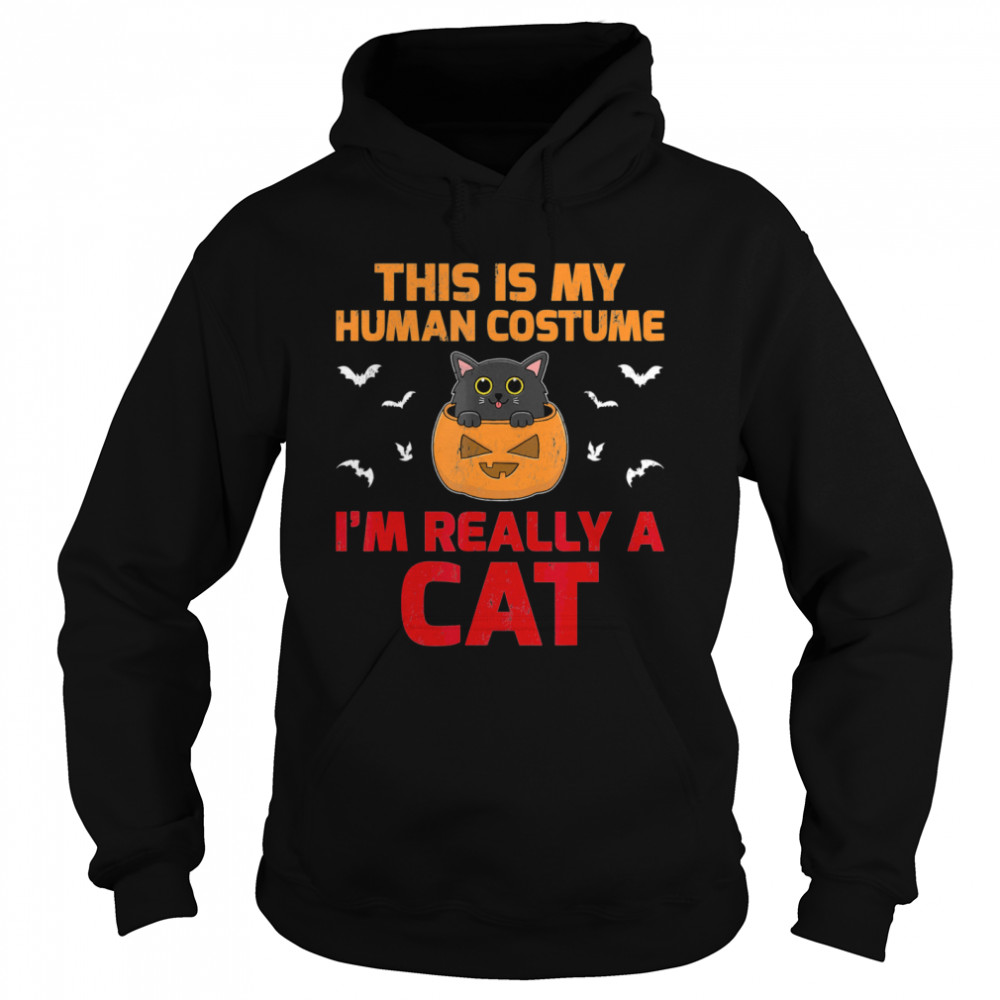 This Is My Human Costume I’m Really A Cat Halloween shirt This Is My Human Costume I’m Really A Cat Halloween shirt