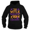 This Witch Can Be Bribed With Yarn And Chocolate Funny Knitting Crocheting Women Shirt