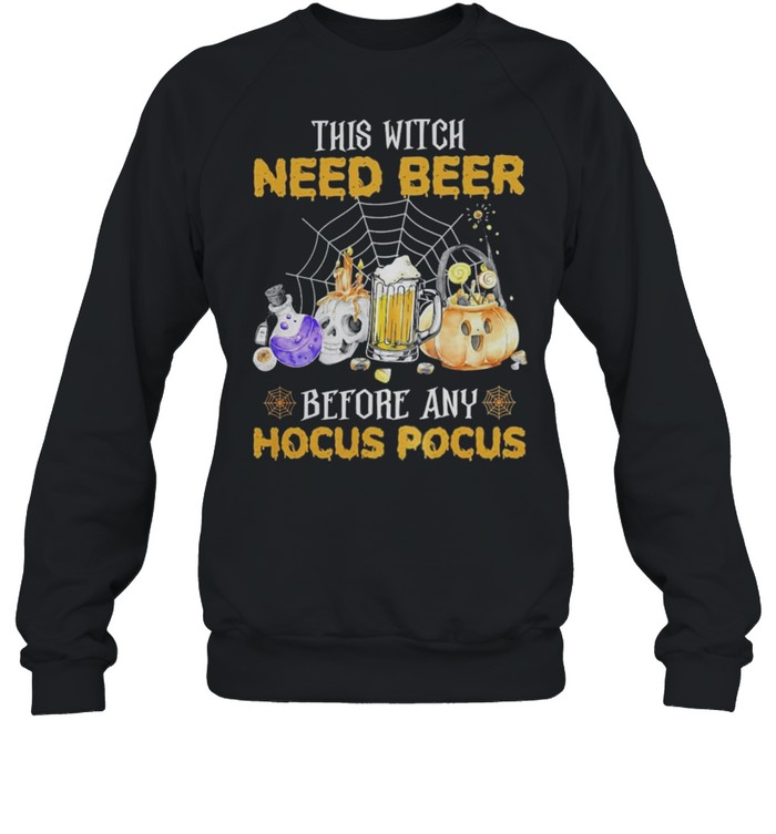 This Witch Need Beer Before Any Hocus Pocus shirt This Witch Need Beer Before Any Hocus Pocus shirt