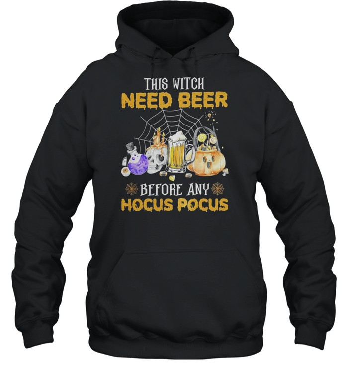 This Witch Need Beer Before Any Hocus Pocus shirt This Witch Need Beer Before Any Hocus Pocus shirt