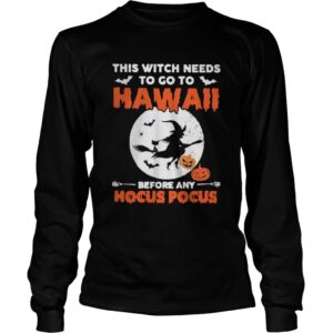 This Witch needs to go to Hawaii before any Hocus Pocus Halloween shirt