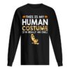 This is My Human Costume Halloween Owl Gift shirt