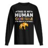 This is My Human Hyena Halloween Costume Gifts shirt