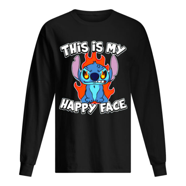This is my happy face Stitch Halloween shirt