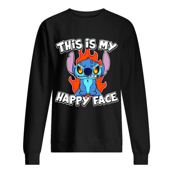 This is my happy face Stitch Halloween shirt