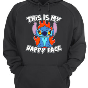 This is my happy face Stitch Halloween shirt 3
