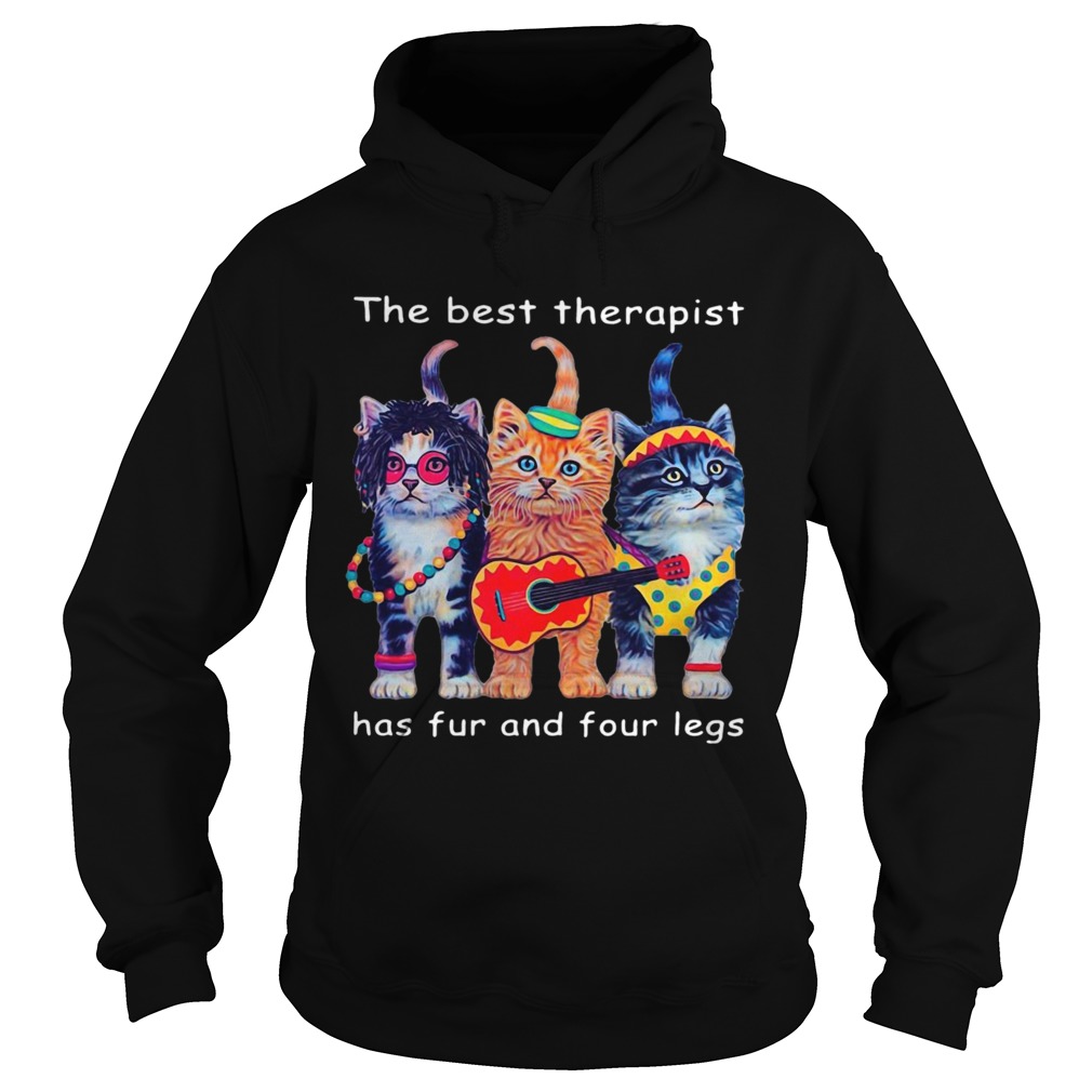 Three Cats Guitar The Best Therapist Has Fur And Four Legs shirt Three Cats Guitar The Best Therapist Has Fur And Four Legs shirt