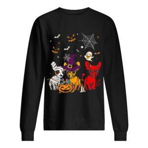 Three Chihuahuas Funny Halloween Gift For Women shirt