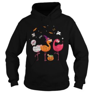 Three Flamingoes Flamingo Halloween shirt