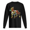 Top BULL TERRIER Skeleton Skull Vintage Retro shirt