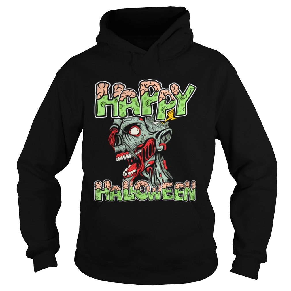 Top Happy Halloween Zombie Cartoon Funny shirt Top Happy Halloween Zombie Cartoon Funny shirt