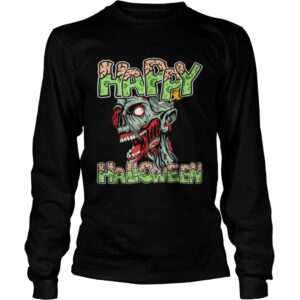 Top Happy Halloween Zombie Cartoon Funny shirt