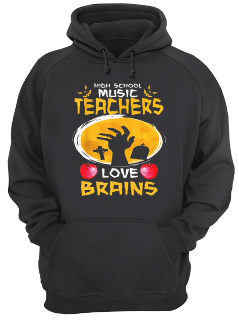 Top High School Music Teachers Love Brains Halloween Gift shirt Top High School Music Teachers Love Brains Halloween Gift shirt