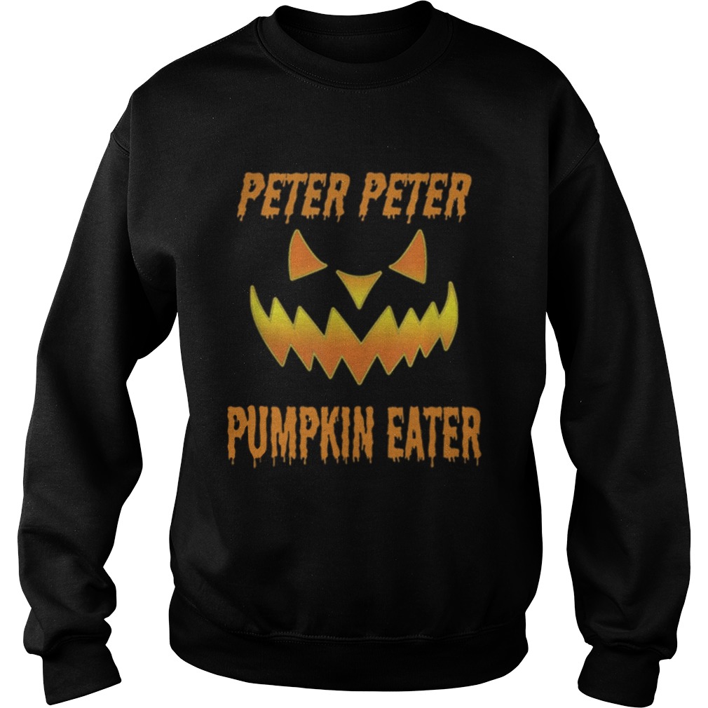 Top Mens Peter Peter Pumpkin Eater Halloween Couples Costume shirt Top Mens Peter Peter Pumpkin Eater Halloween Couples Costume shirt