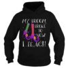 Top My Broom Broke So Now I Teach Halloween Witch Teacher shirt