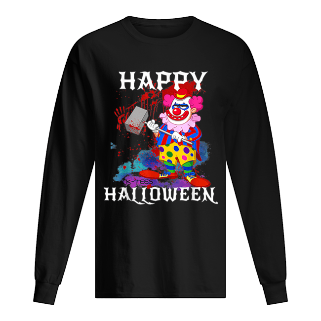Top Psycho Killer Clown Happy Halloween Party Tee shirt Top Psycho Killer Clown Happy Halloween Party Tee shirt