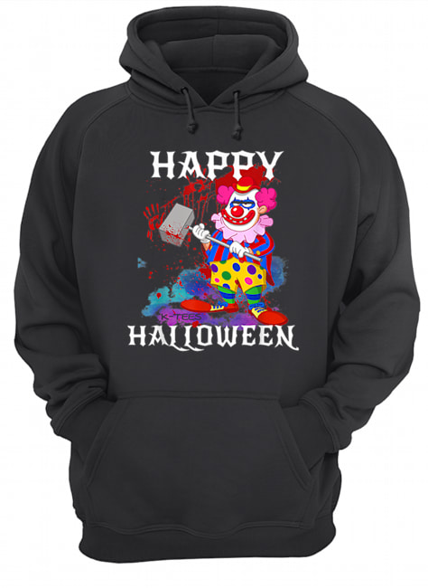Top Psycho Killer Clown Happy Halloween Party Tee shirt Top Psycho Killer Clown Happy Halloween Party Tee shirt
