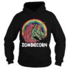 Top Zombiecorn Zombie Unicorn Halloween Women Rainbow shirt
