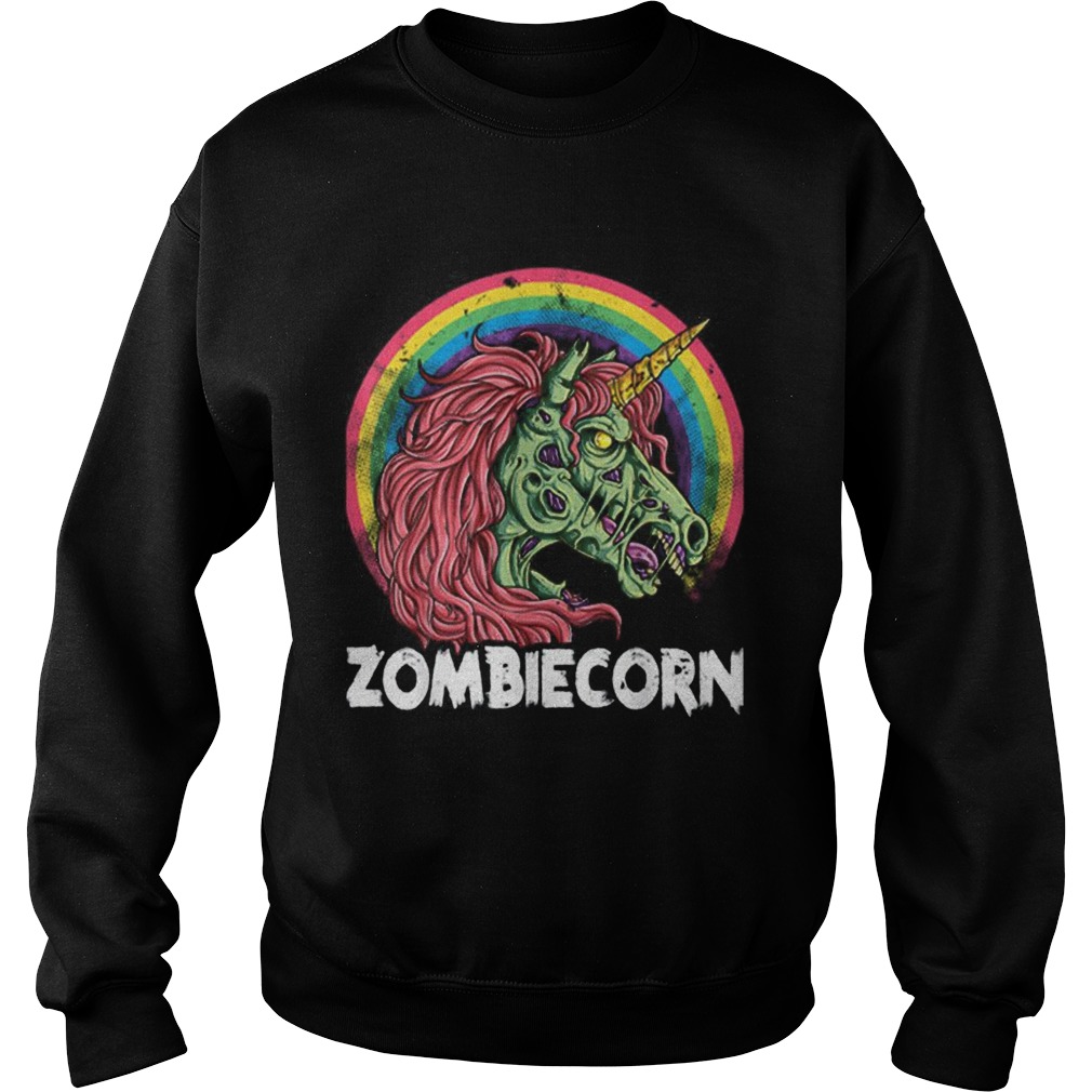 Top Zombiecorn Zombie Unicorn Halloween Women Rainbow shirt Top Zombiecorn Zombie Unicorn Halloween Women Rainbow shirt