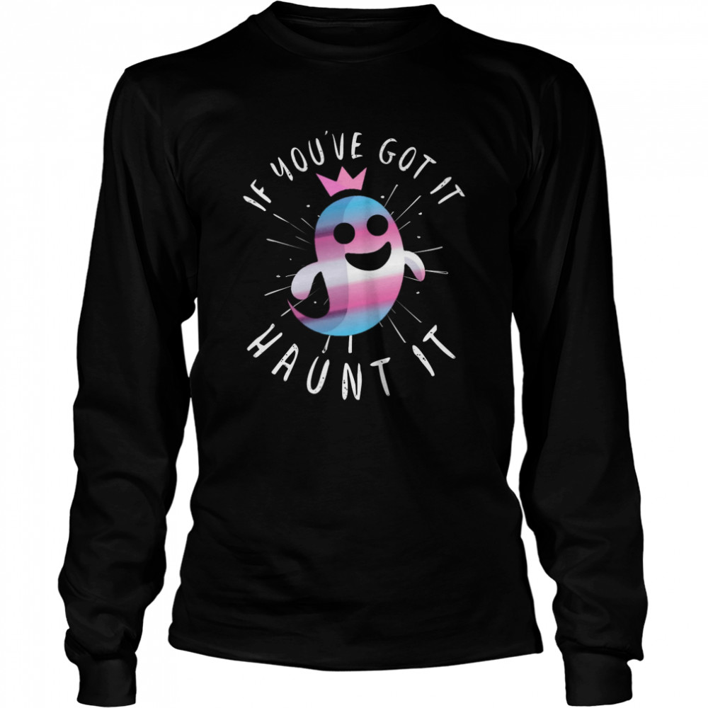 Transgender Ghost Funny Halloween Pun Trans Pride Quote shirt Transgender Ghost Funny Halloween Pun Trans Pride Quote shirt