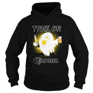 Trick or Corona ghost Halloween shirt