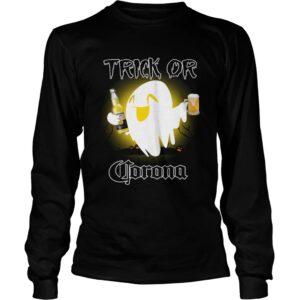 Trick or Corona ghost Halloween shirt