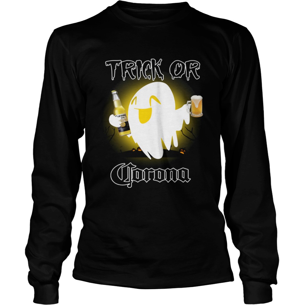 Trick or Corona ghost Halloween shirt Trick or Corona ghost Halloween shirt