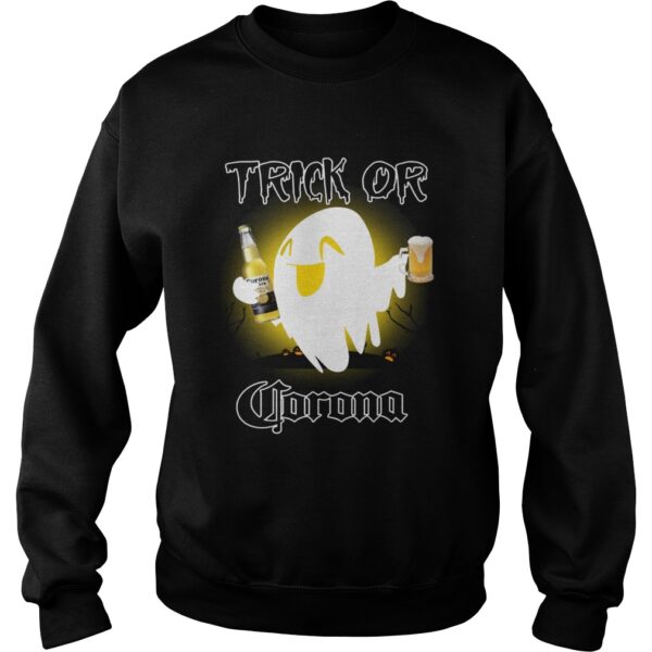 Trick or Corona ghost Halloween shirt