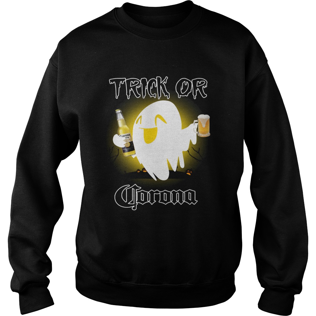Trick or Corona ghost Halloween shirt Trick or Corona ghost Halloween shirt