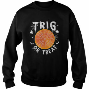 Trig or Treat Ghost Moon Maths Halloween shirt