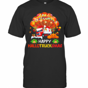 Trucker Happy Hallotrucksmas T-Shirt
