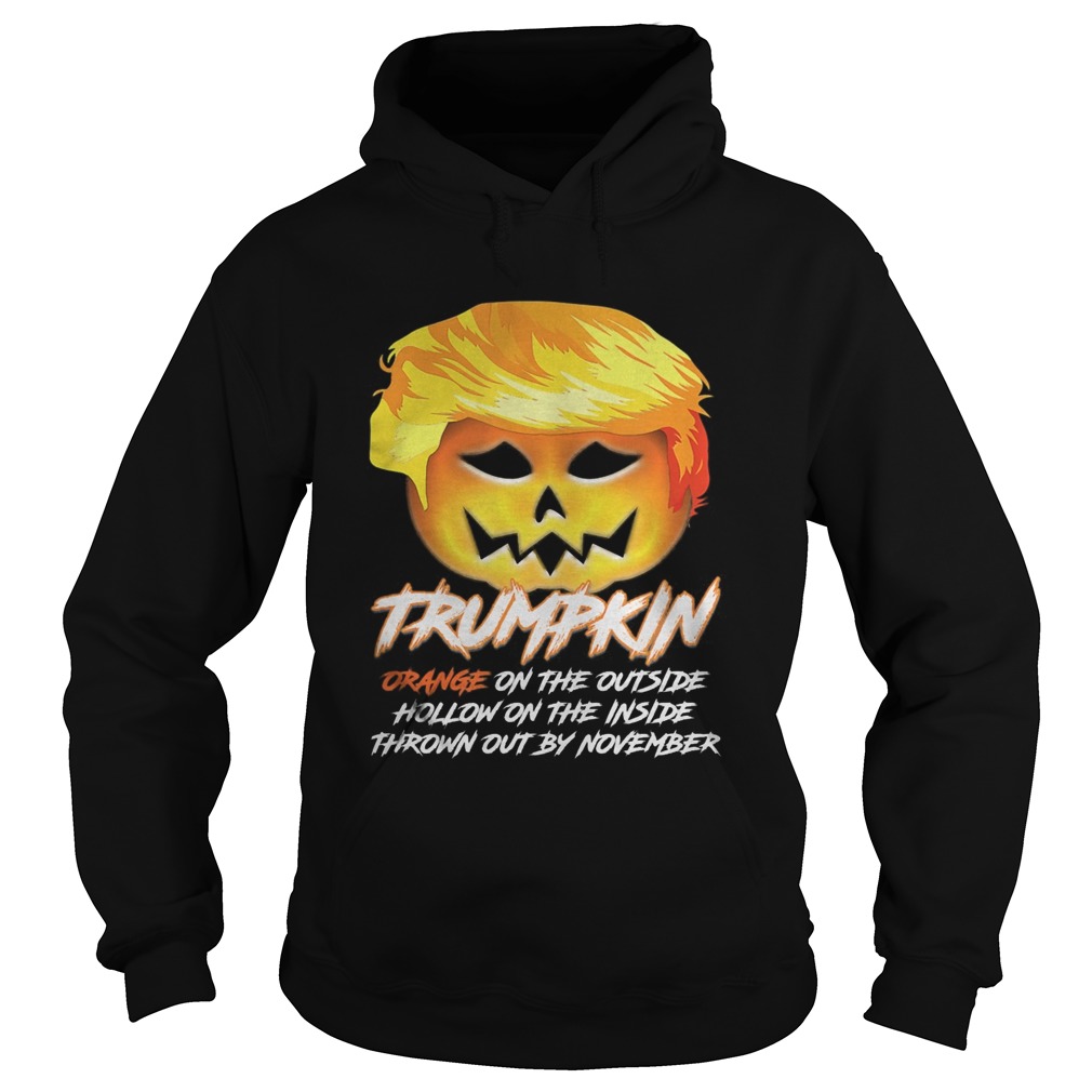 Trumpkin Halloween Orange on the outside Hollow on Inside shirt Trumpkin Halloween Orange on the outside Hollow on Inside shirt