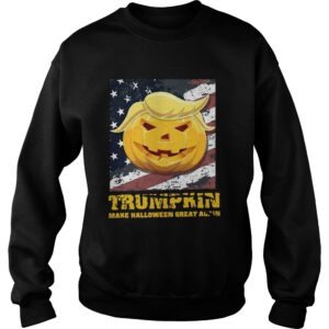 Trumpkin Make Halloween Great Again American Flag shirt