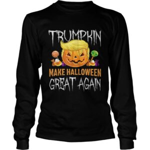 Trumpkin Make Halloween Great Again Trump Hair Pumpkin shirt