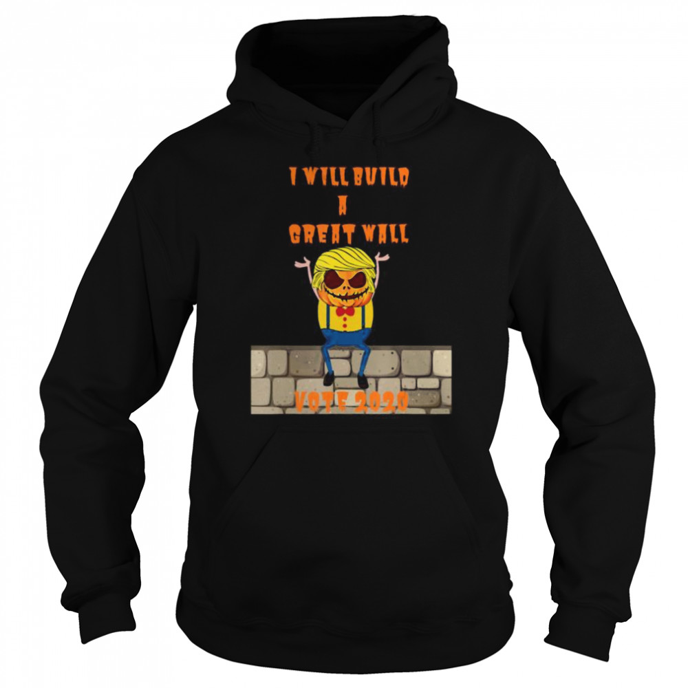 Trumpkin Wall Halloween Vote shirt Trumpkin Wall Halloween Vote shirt