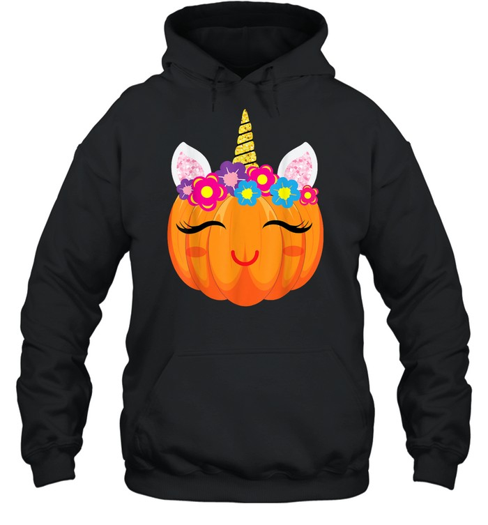 Unicorn Girls Halloween Pumpkin Patch Costume Women shirt Unicorn Girls Halloween Pumpkin Patch Costume Women shirt