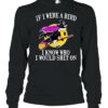 Unicorn If I Were A Bird I Know Who I Would Shit On Halloween T-shirt
