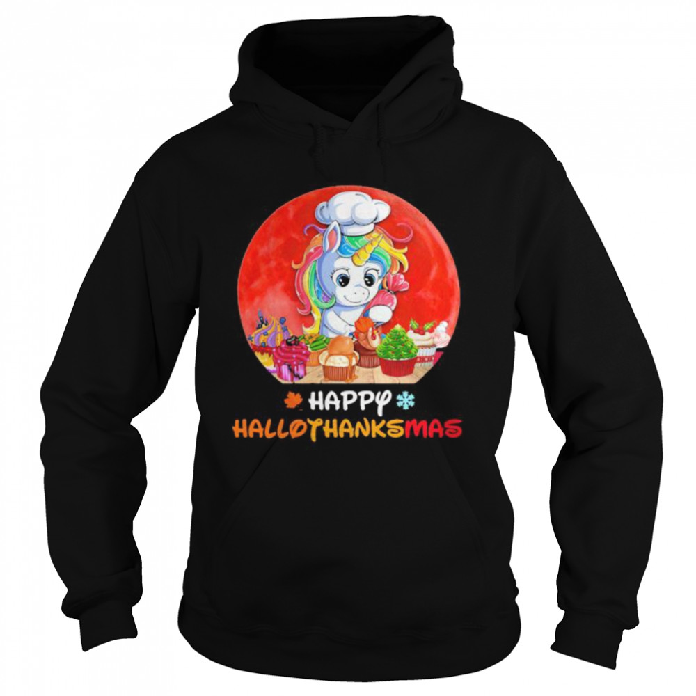 Unicorn happy hallothanksmas halloween thanksgiving christmas sunset shirt Unicorn happy hallothanksmas halloween thanksgiving christmas sunset shirt