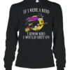 Unicorn if I were a bird I know who I would shit on halloween shirt