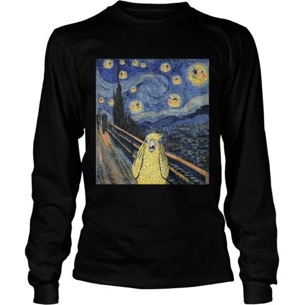 Van Gogh parrot night shirt