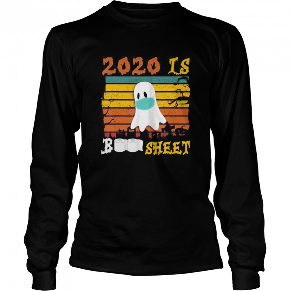 Vintage 2020 is Boo Sheet Halloween Boo in Mask shirt Vintage 2020 is Boo Sheet Halloween Boo in Mask shirt