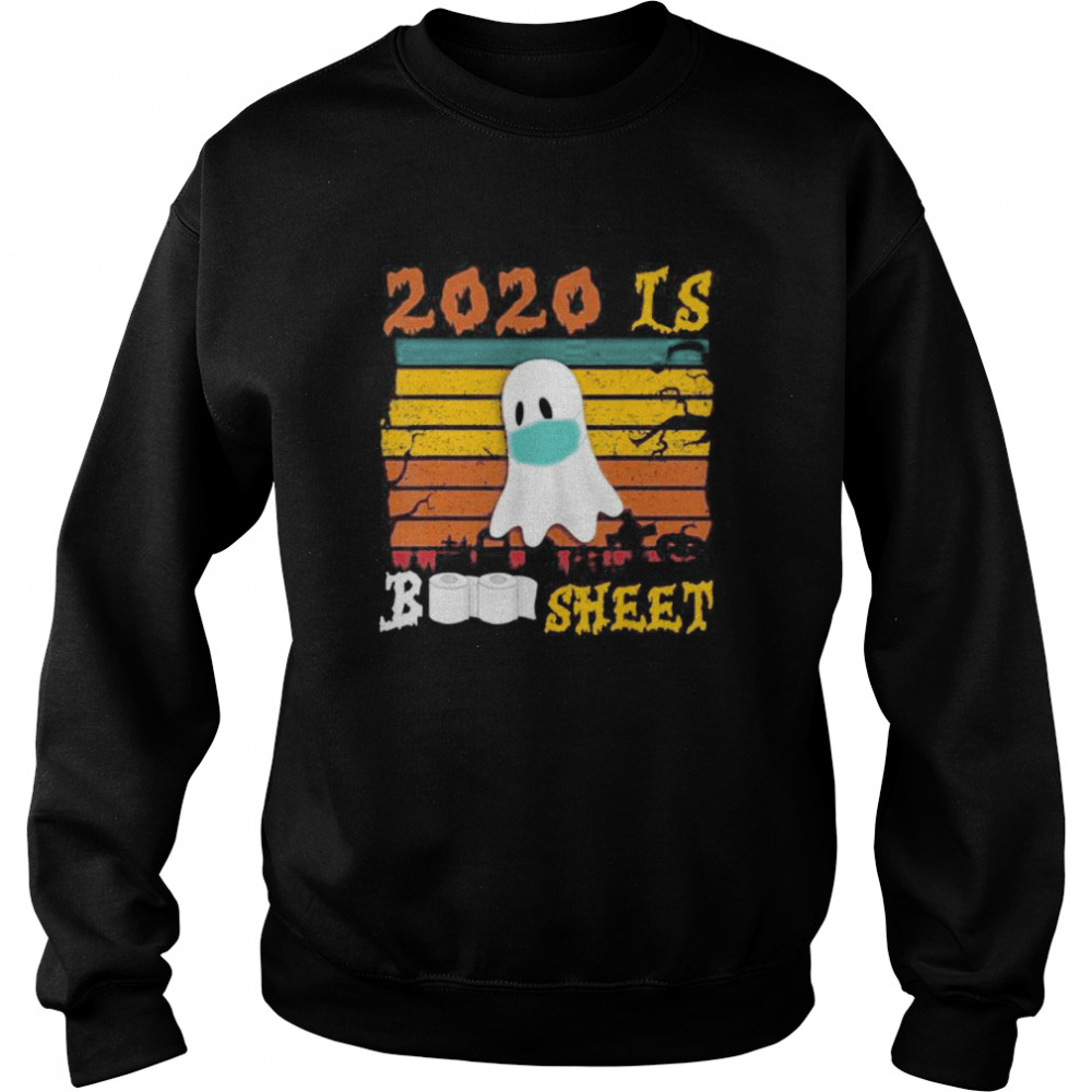 Vintage 2020 is Boo Sheet Halloween Boo in Mask shirt Vintage 2020 is Boo Sheet Halloween Boo in Mask shirt