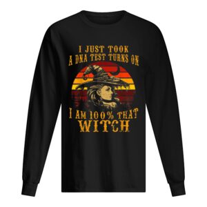 Vintage I Just Took A DNA Test 100 That Witch Halloween shirt