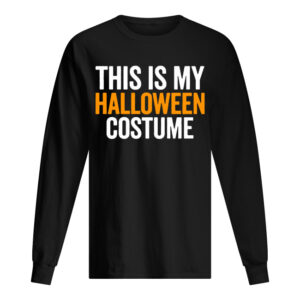 Vintage This Is My Halloween Costume Funny Retro Shirt